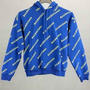 🚩steal authentic Balenciaga Blue Men's Sweater